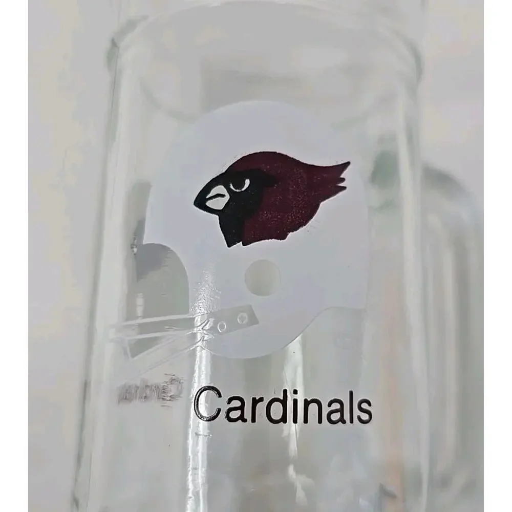 Vintage St Louis Cardinals Football‎ Fisher Nut Drinking Glass 